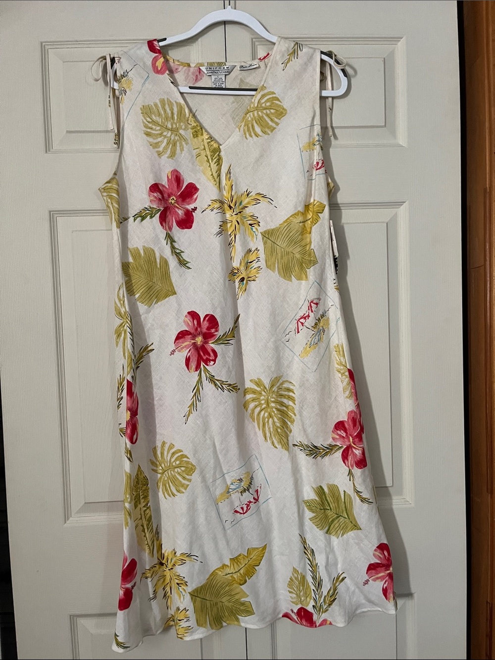 Pure Linen Sleeveless dress size Large